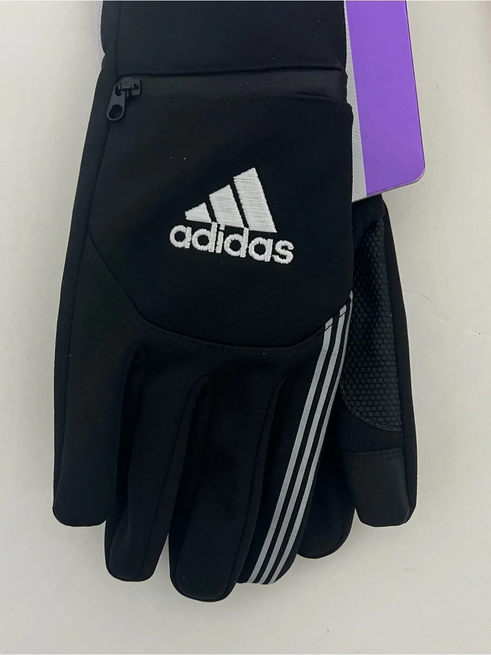 Adidas Women’s Black & White Gloves - New With Tag - Size Large